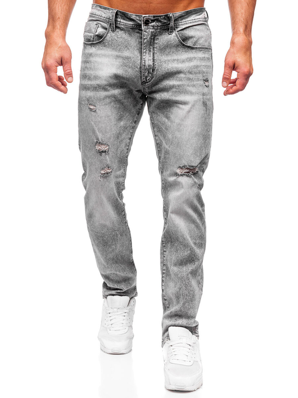 Herren Jeanshose regular fit Grau Bolf MP0154G
