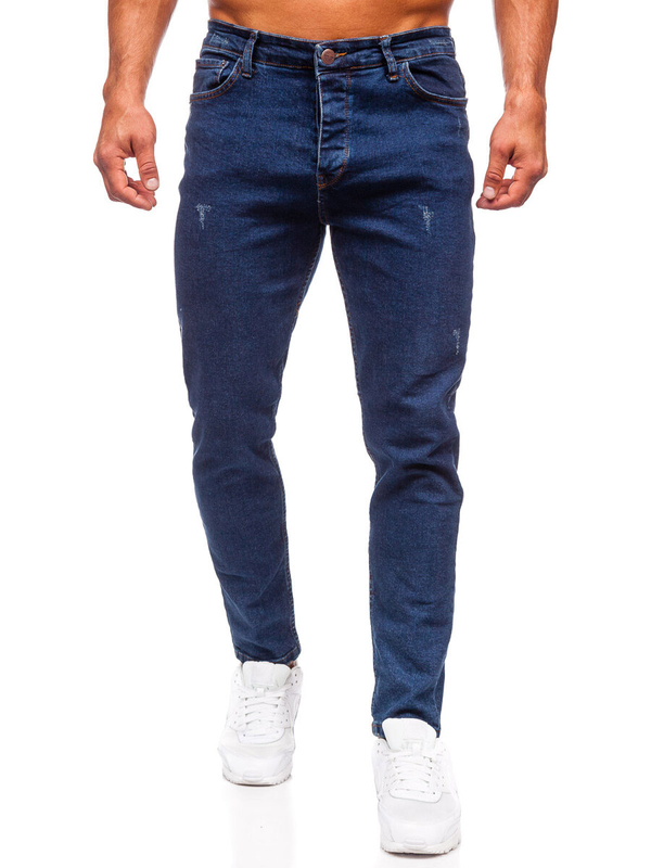 Herren Jeanshose regular fit Dunkelblau Bolf 6058