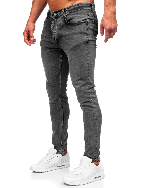 Herren Jeanshose skinny fit Schwarz Bolf R926-1