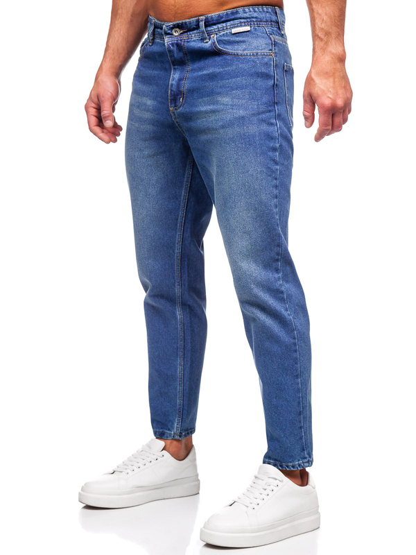 Herren Stoffhose Dunkelblau Bolf GT