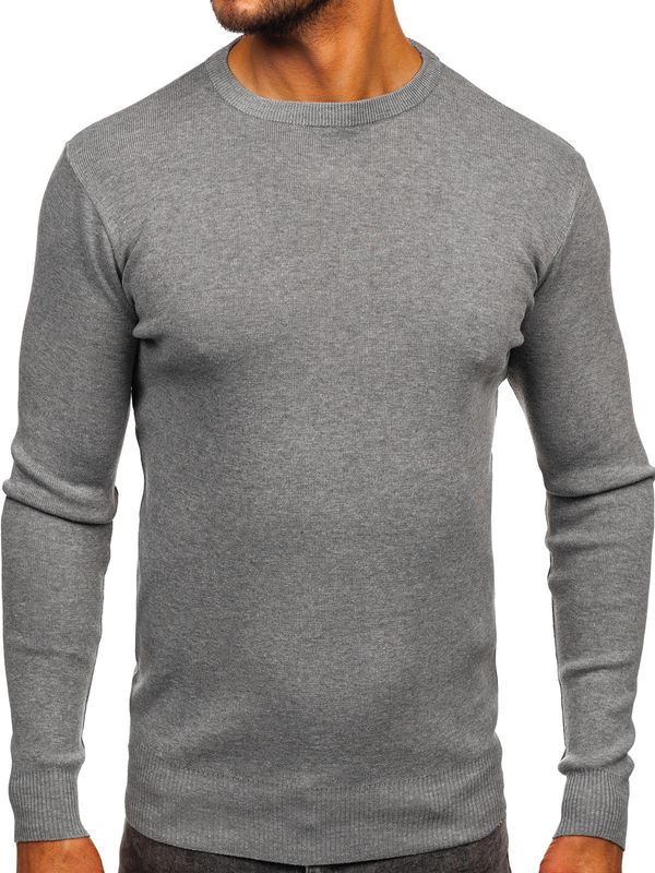 Herren Pullover Grau Bolf H2401