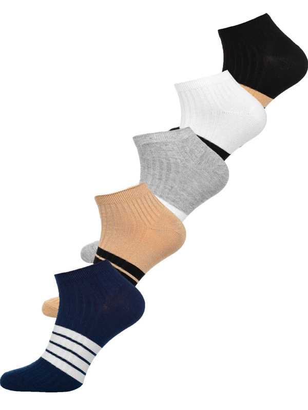 Herren Socken Mehrfarbig-1 M082-5P 5 Bolf PACK