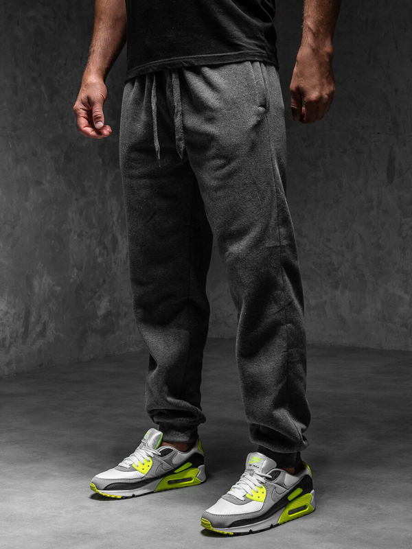 Herren Sporthose Joggers Schwarzgrau Bolf XW01-D