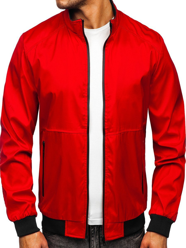Herren Übergangsjacke Rot Bolf 6782