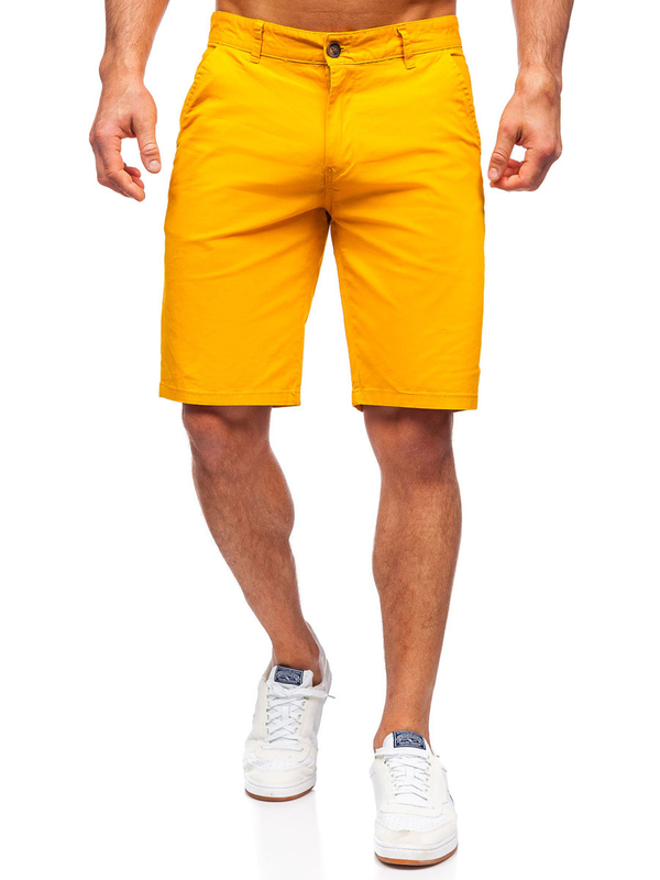 Herren Kurze Hose Shorts Gelb Bolf 1140