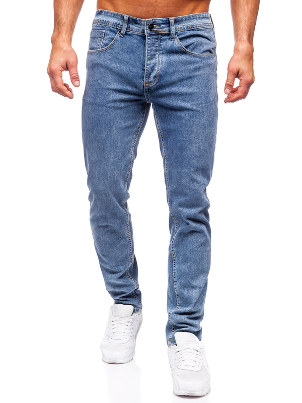 Herren Jeanshose slim fit Dunkelblau Bolf MP0192BC