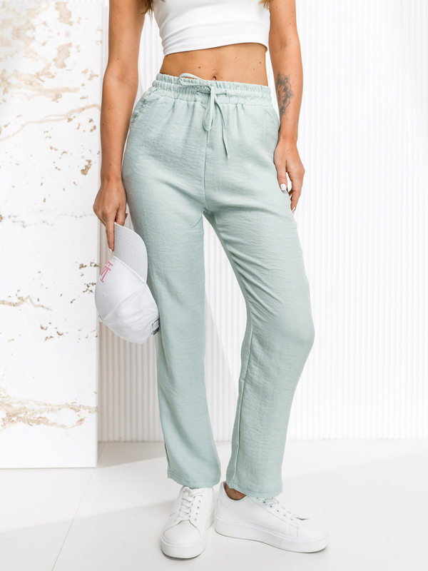 Damen Stoffhose Grün Bolf W7965