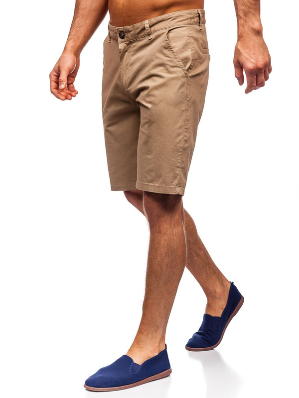 Herren Kurze Hose Shorts Beige Bolf 1140