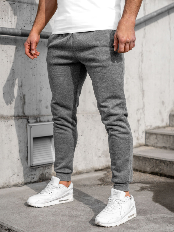 Herren Sporthose Joggers Schwarzgrau Bolf XW01-E
