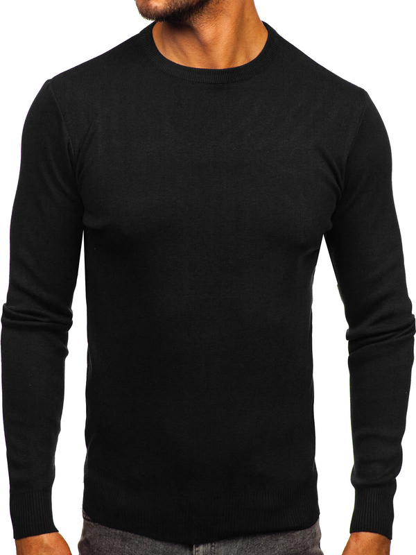 Herren Pullover Schwarz Bolf H2401