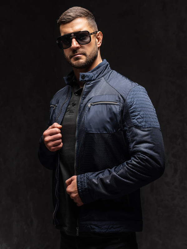 Herren Übergangsjacke Dunkalblau Bolf 1702A1