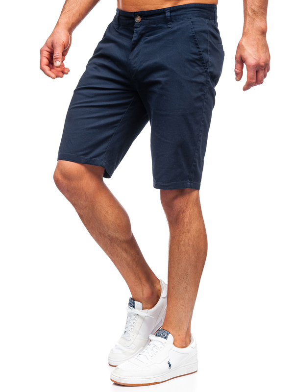 Herren Kurze Hose Shorts Dunkelblau Bolf 1140