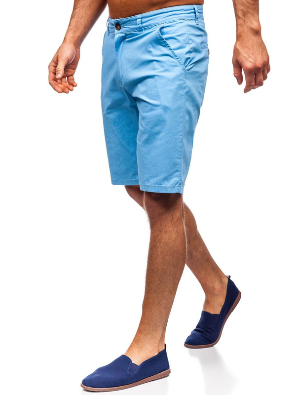 Herren Kurze Hose Shorts Bolf Hellblau