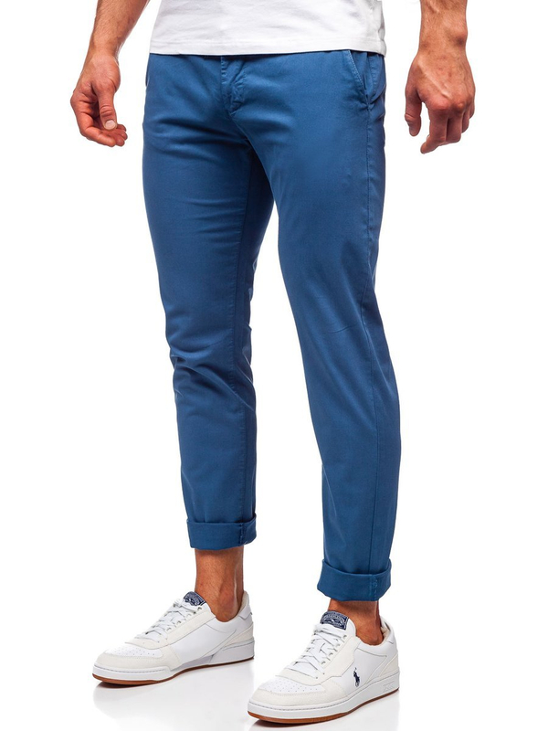 Herren Hose Chinos Indigo Bolf 1146
