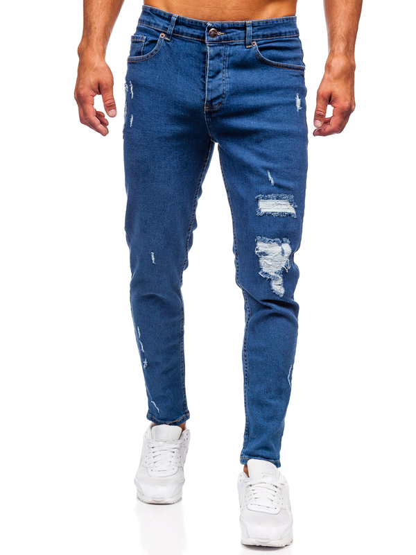 Herren Jeanshose slim fit Dunkalblau Bolf 6565