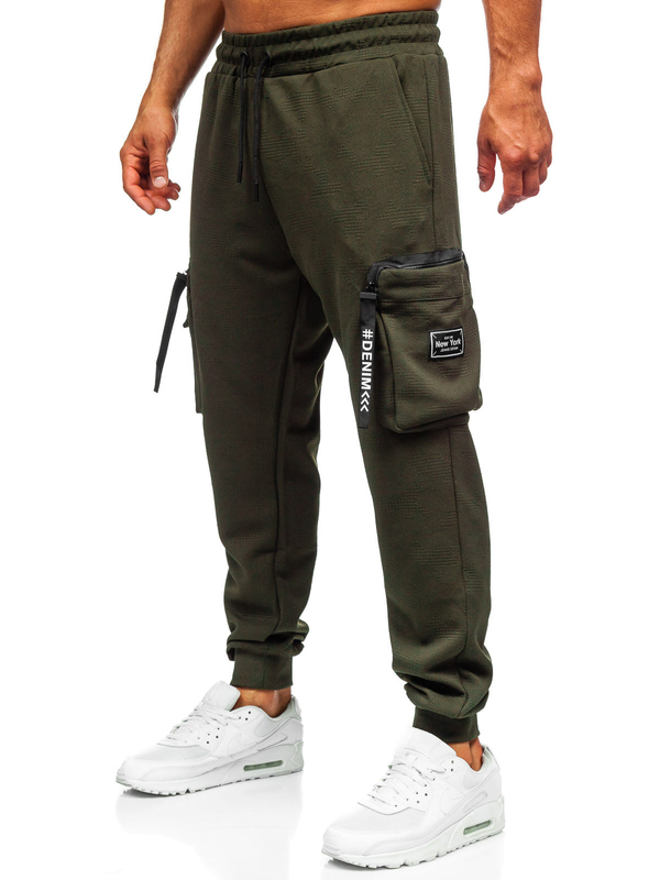 Herren Sporthose Bargohose Joggers Grün Bolf K18