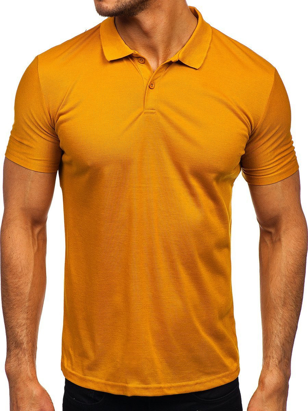 Herren Polohemd Kurzarm Camel Bolf GD02