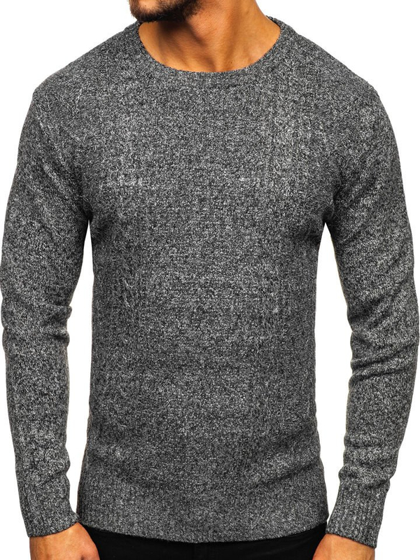 Herren Pullover Grau Bolf H1937