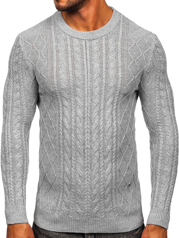 Herren Pullover Grau Bolf MM6010