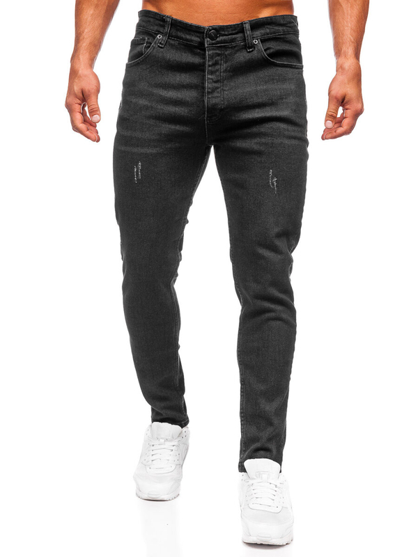 Herren Jeanshose regular fit Schwarz Bolf 6080