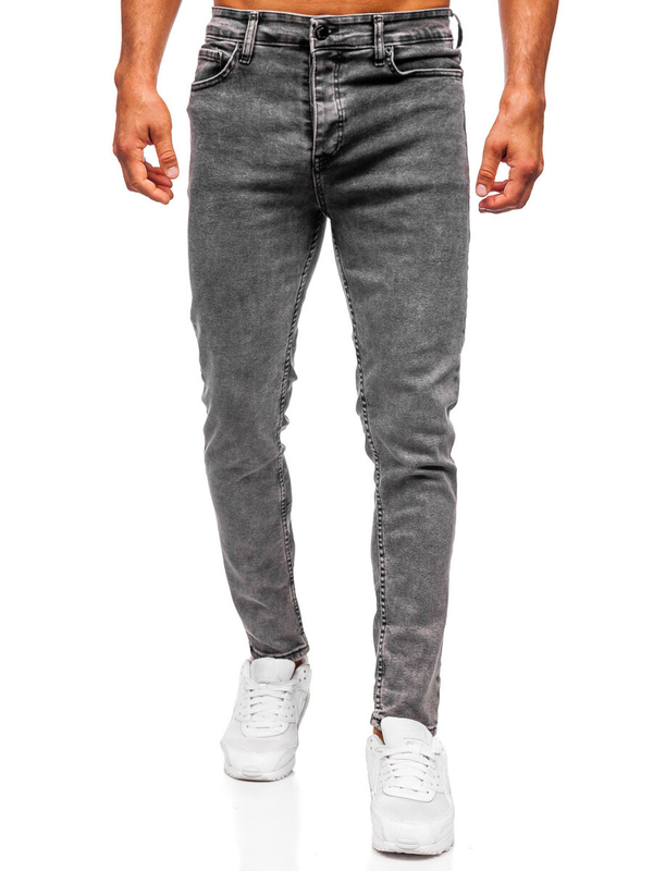 Herren Jeanshose slim fit Schwarzgrau Bolf 6506