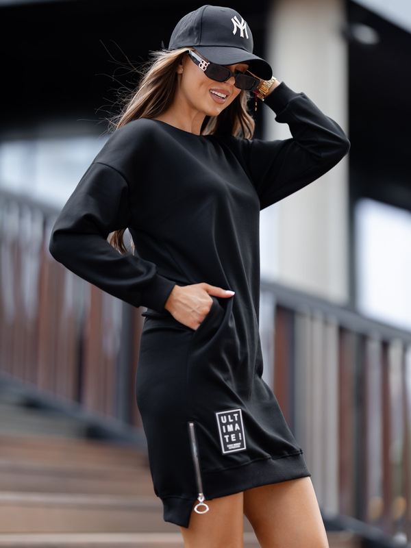 Damen Sportkleid Schwarz Bolf 524