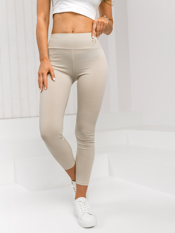 Damen Leggings Ecru Bolf W7903A1