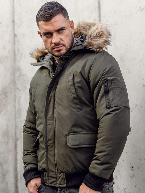 Herren Winterjacke Khaki Bolf 2019