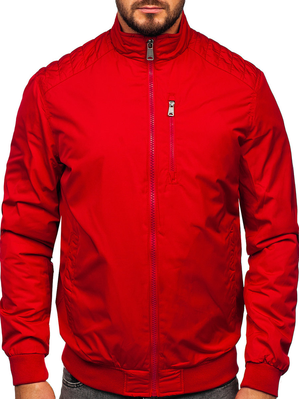 Herren Übergangsjacke Rot Bolf 1907