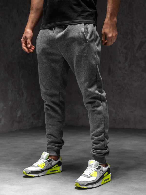 Herren Sporthose Joggers Schwarzgrau Bolf XW01-C