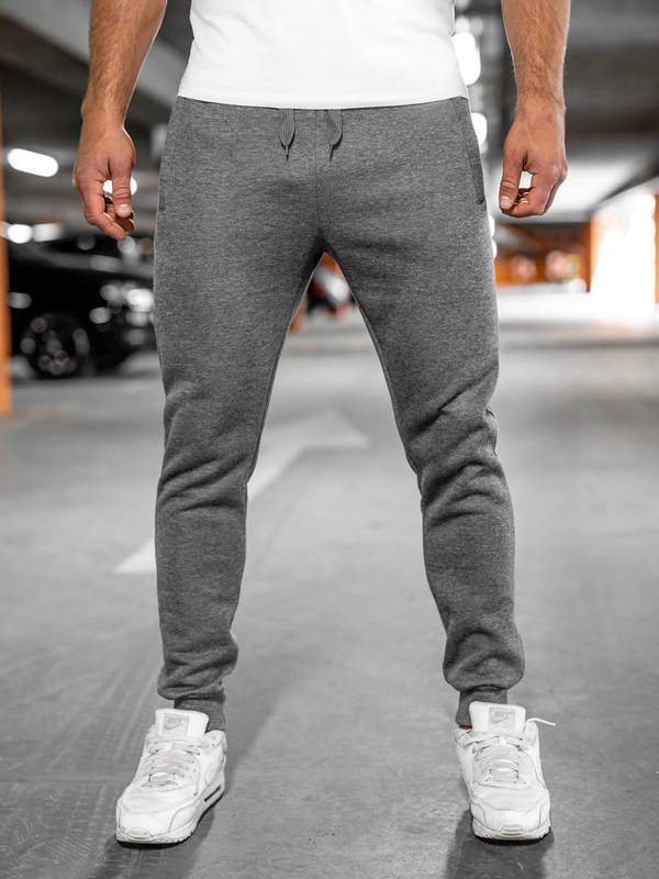 Herren Sporthose Joggers Schwarzgrau Bolf XW06A