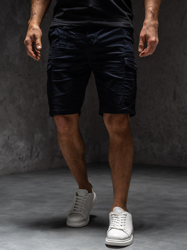 Herren Kurze Hose Cargoshorts Dunkelblau Bolf MP0188BSA1