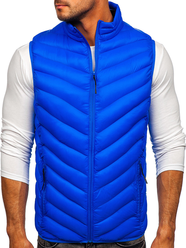 Herren Steppweste Blau Bolf HDL88006