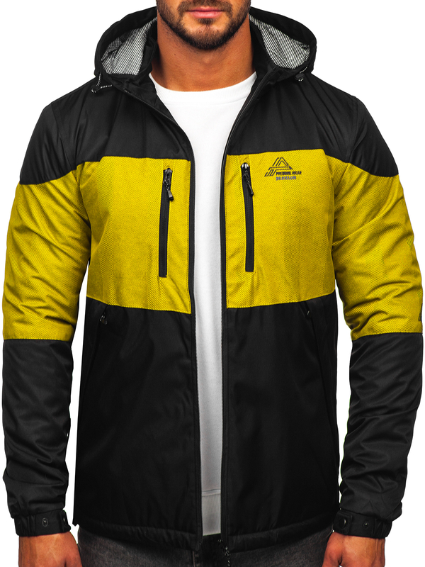 Herren Windjacke Windbreaker Sportjacke Schwarz Bolf 22M310