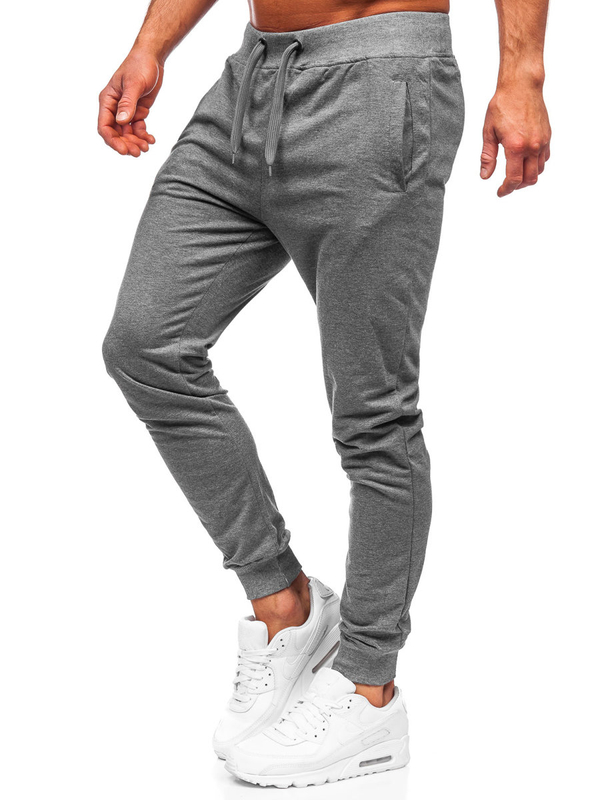 Herren Hose Jogger Pants Schwarzgrau Bolf 68K10001