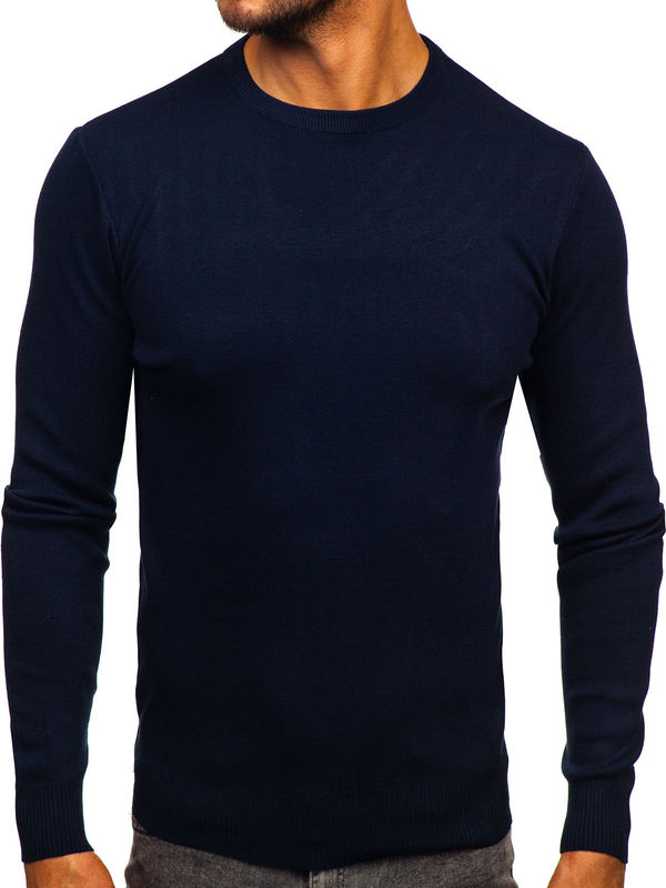 Herren Pullover Dunkelblau Bolf H2401
