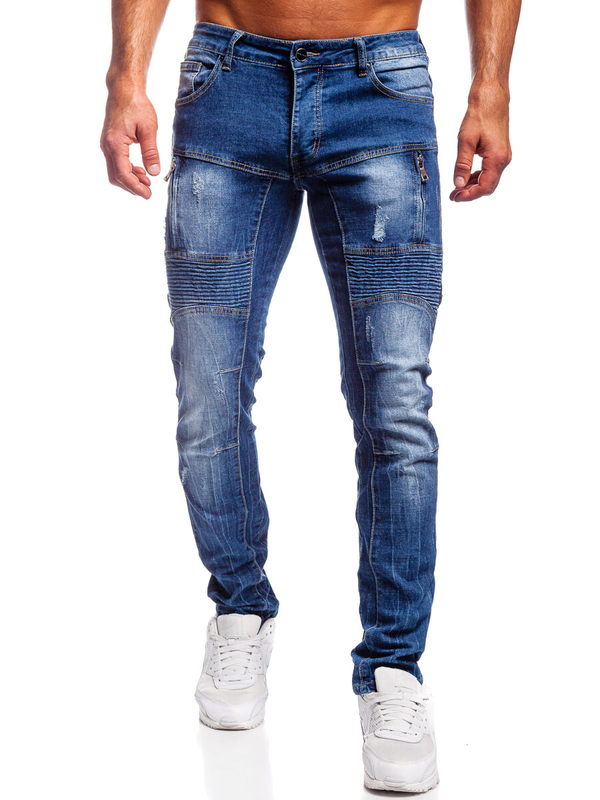 Herren Jeanshose slim fit Blau Bolf MP0046B