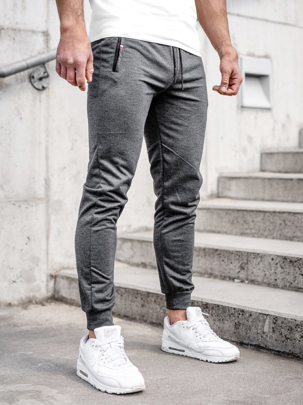 Herren Hose Jogger Pants Anthrazit Bolf JX5001A