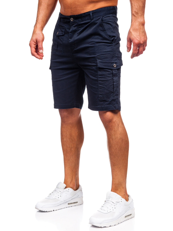 Herren Kurze Hose Cargohose Sportshorts Dunkelblau Bolf MP0188BS
