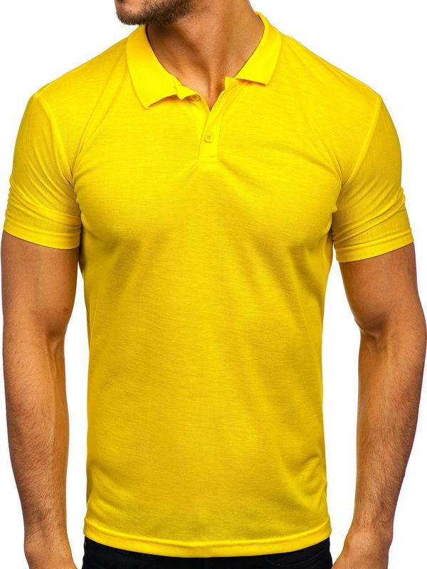 Herren Poloshirt Gelb Bolf GD02