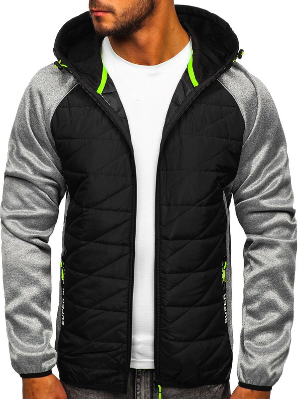 Herren Übergangsjacke Grau Bolf KS2145