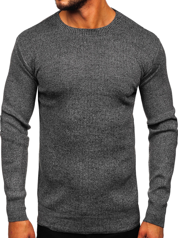 Herren Pullover Grau Bolf S8309