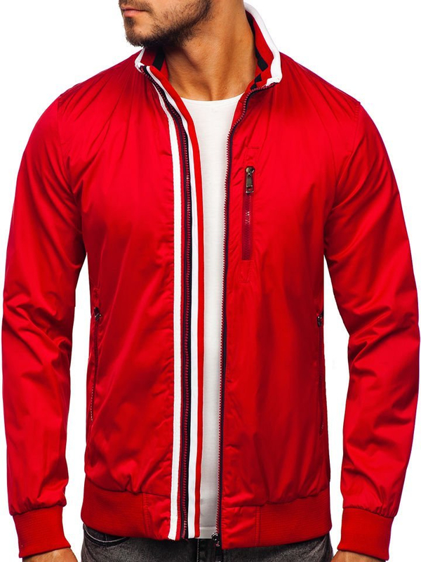 Herren Übergangsjacke Rot Bolf K01