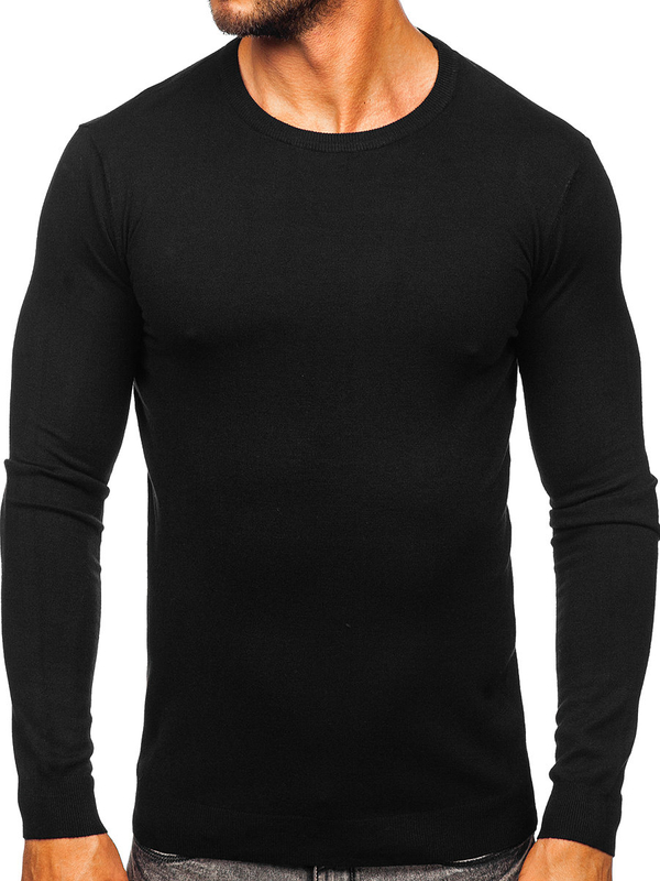 Herren Pullover Schwarz Bolf MMB602