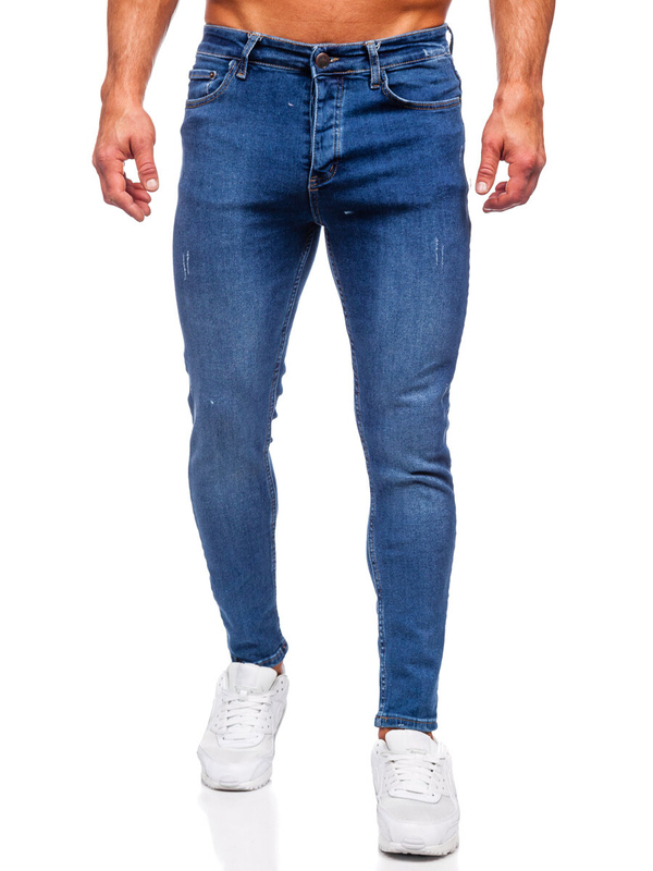 Herren Jeanshose regular fit Dunkalblau Bolf 6083