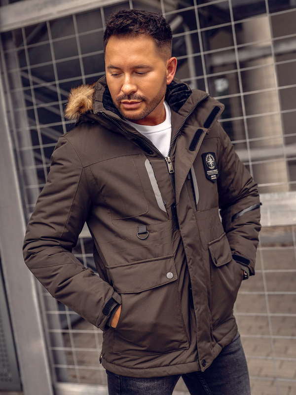 Herren WInterjacke Grün Bolf 1827A