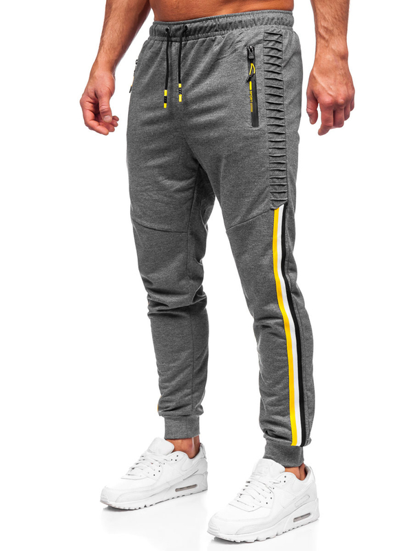 Bolf Herren Hose Jogger Pants Anthrazit  K10329