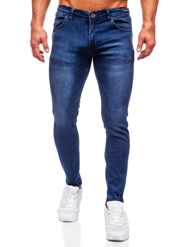 Herren Jeanshose regular fit Dunkalblau Bolf 1969
