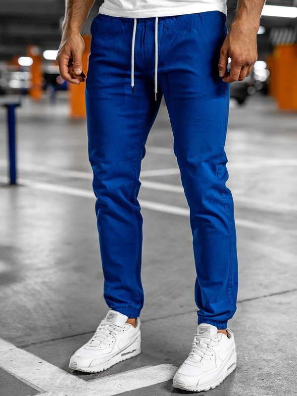 Herren Jogger Pants Kobaltblau Bolf 1145