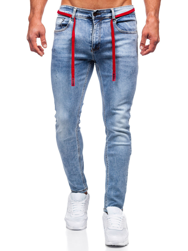 Herren Jeanshose slim fit Blau Bolf KX555-1
